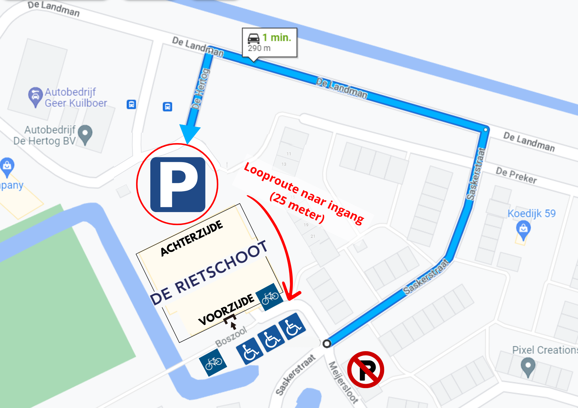 PARKEREN BIJ (A4 (liggend))