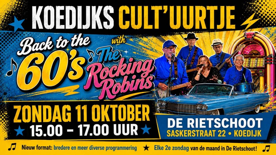 Koedijks Cult’Uurtje: een nieuw seizoen vol cultuur!