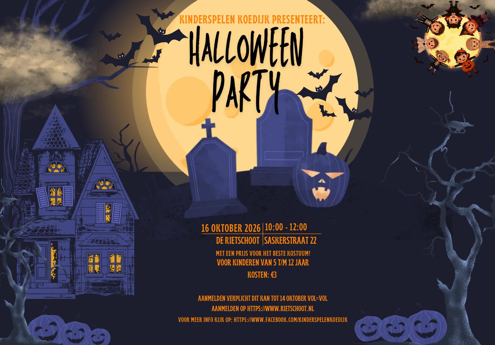 Kinderspelen Koedijk: Halloween vakantieactiviteit